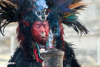 El espectáculo "Ritual a Quetzalcóatl"