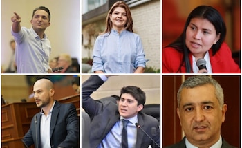 Los congresistas Juan Pablo Gallo, Liliana Bittar, Karen Manrique, Julián Peinado y Wadith Manzur, y el exrepresentante Juan Diego Muñoz, serán investigados por la Corte Suprema - crédito Colprensa - @KarenManriqueO/X - Congreso Visible - Colprensa - Cámara de Representantes