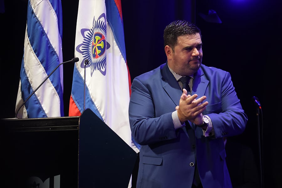 El intendente de Paysandú, Nicolás Olivera (Intendencia de Paysandú)