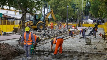 Las obras en el casco