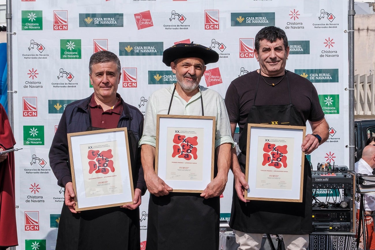 Los carniceros ganadores del XX Concurso Navarro de Chistorra (Carniceros de Navarra)