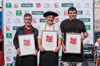 Los carniceros ganadores del XX Concurso Navarro de Chistorra (Carniceros de Navarra)