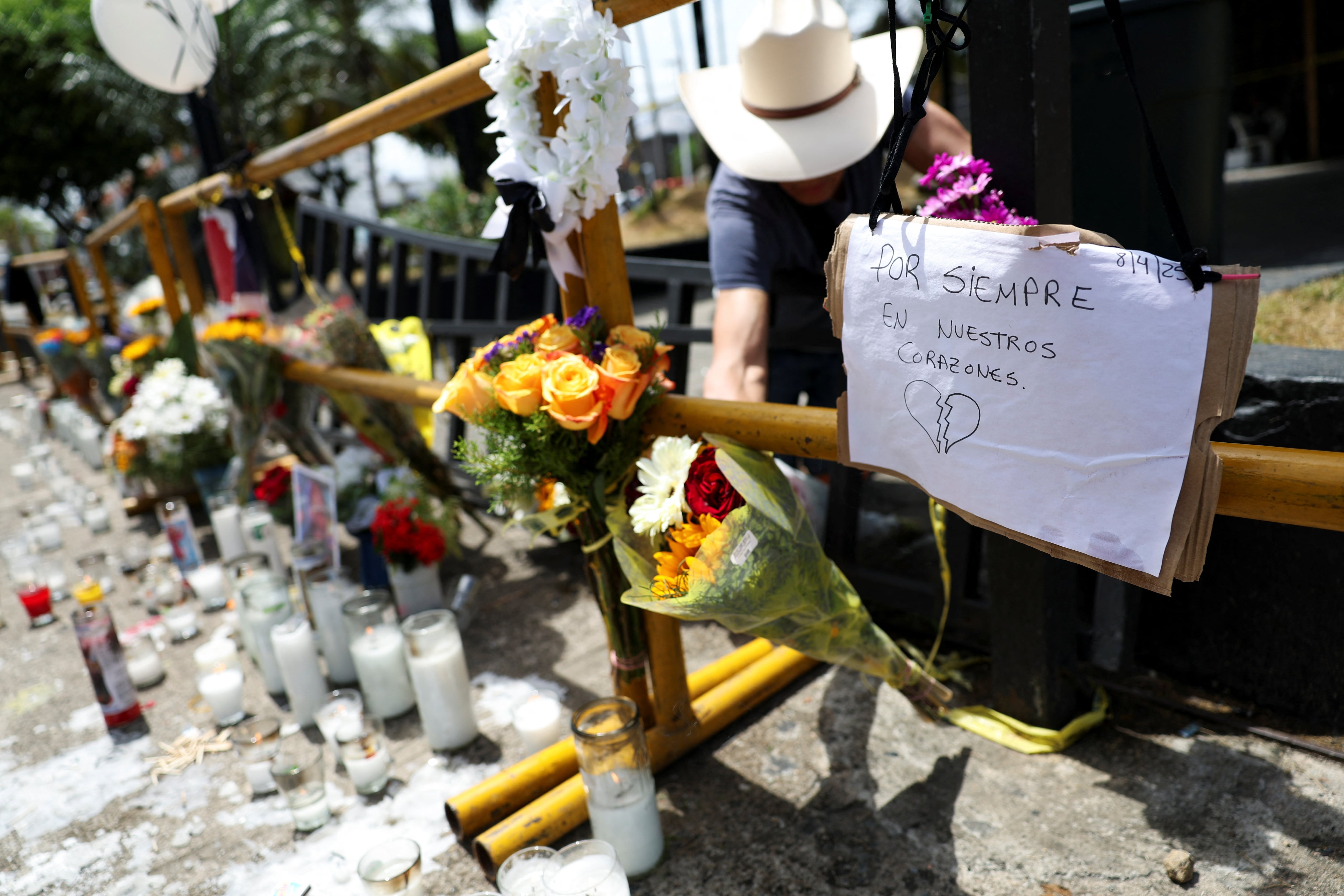 Un mensaje que dice: