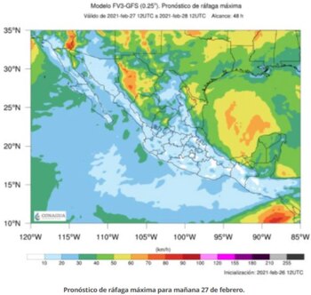 Foto: (Sistema Meteorológico Nacional)