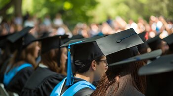 imagen de una graduación en