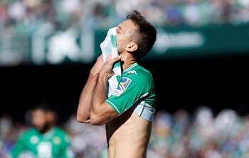 El delantero del Real Betis