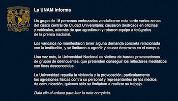La respuesta de la UNAM