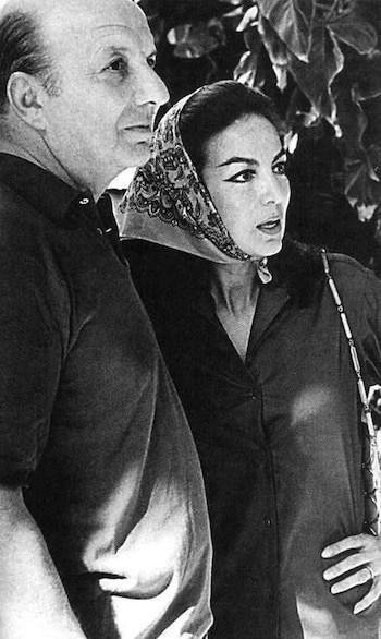 La actriz y Berger se