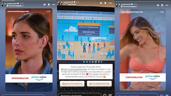 Korina Rivadeneira promociona la cinta 'Un matrimonio inesprerado'.