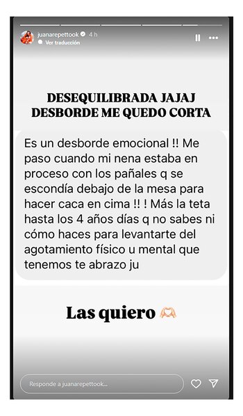 El mensaje que le dejó