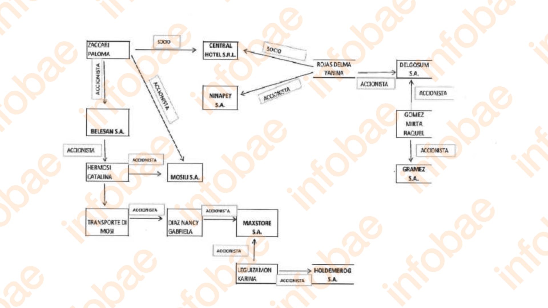 El entramado de empresas que están bajo la lupa