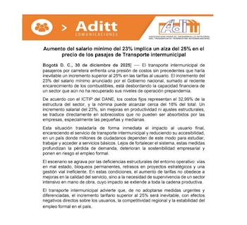 La Aditt, a través de