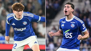 La especial dedicatoria de Barco a Panichelli tras la clasificación de Racing de Estrasburgo en la Conference League