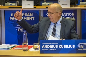 06/11/2024 November 6, 2024, Brussels, Bxl, Belgium: Andrius Kubilius , EU Commissioner designate for Defence and Space attends Confirmation hearing at European Parliament headquarters in Brussels, Belgium on 06/11/2024 by Wiktor Dabkowski
POLITICA
Wiktor Dabkowski / Zuma Press / Europa Press