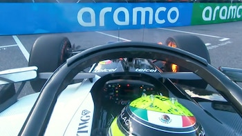Checo Pérez sufre incendio en su monoplaza durante la segunda práctica libre del GP de Mónaco 2026