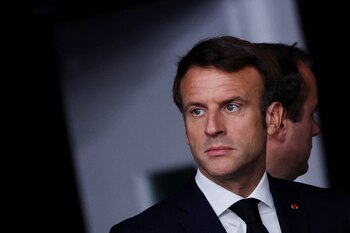 El presidente francés Emmanuel Macron