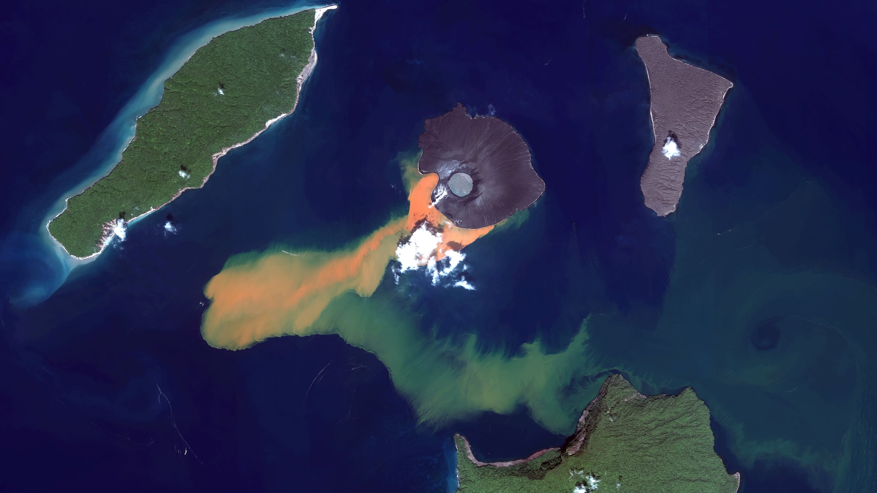 La erupción del Krakatoa redujo la radiación solar y bajó alrededor de 1 grado la temperatura media global (REUTERS)