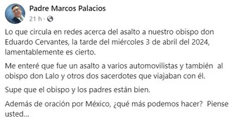 Marcos Palacio, Padre en