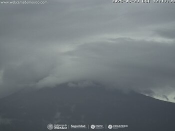 Monitoreo del Popocatépetl este 24