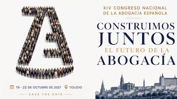 07/10/2026 Abogacía Española celebrará en Toledo su XIV Congreso Nacional, que abordará los retos ante la IA y los cambios sociales.
La Abogacía Española celebrará del 19 al 22 de octubre de 2027 en Toledo su XIV Congreso Nacional, una cita en la que miles de profesionales tendrán la oportunidad de analizar los desafíos a los que se enfrenta la abogacía y debatir sobre cómo la innovación tecnológica y los cambios sociales están redefiniendo el ejercicio del Derecho, ha informado la entidad en un comunicado.
POLITICA
ABOGACÍA ESPAÑOLA