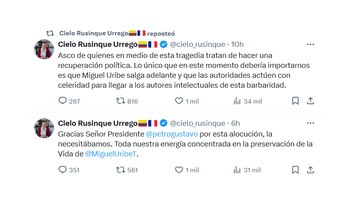 Cielo Rusinque sobre el atentado