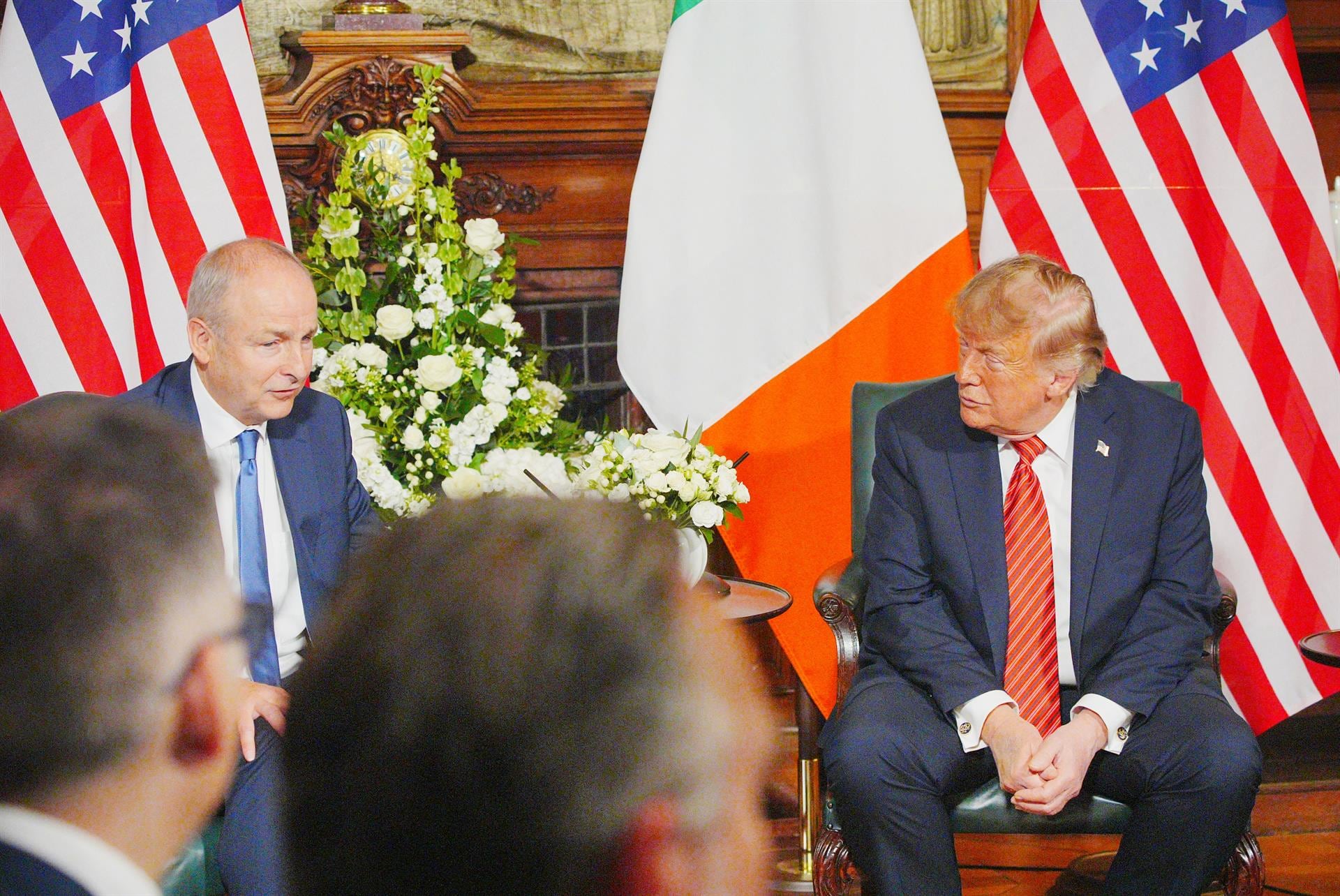Durante su visita a Dublín, Trump también dijo que le gustaría ver una Irlanda
