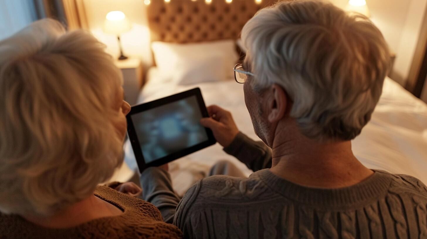 Las nuevas tecnologías permiten que abuelos a distancia mantengan vínculos afectivos con sus nietos (Imagen ilustrativa Infobae)