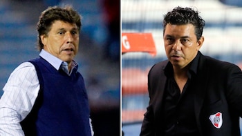 Juan Ramón Carrasco y Marcelo Gallardo