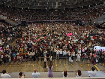 Acuden más de 15 mil personas a informe de Sheinbaum en Jalisco. (Foto: Presidencia)