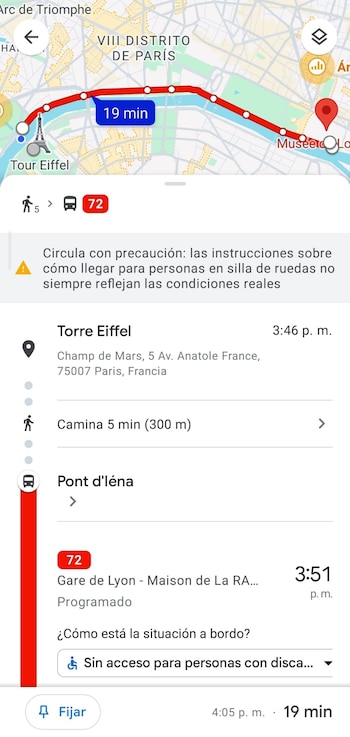 Con solo seleccionar 'Fijar', la