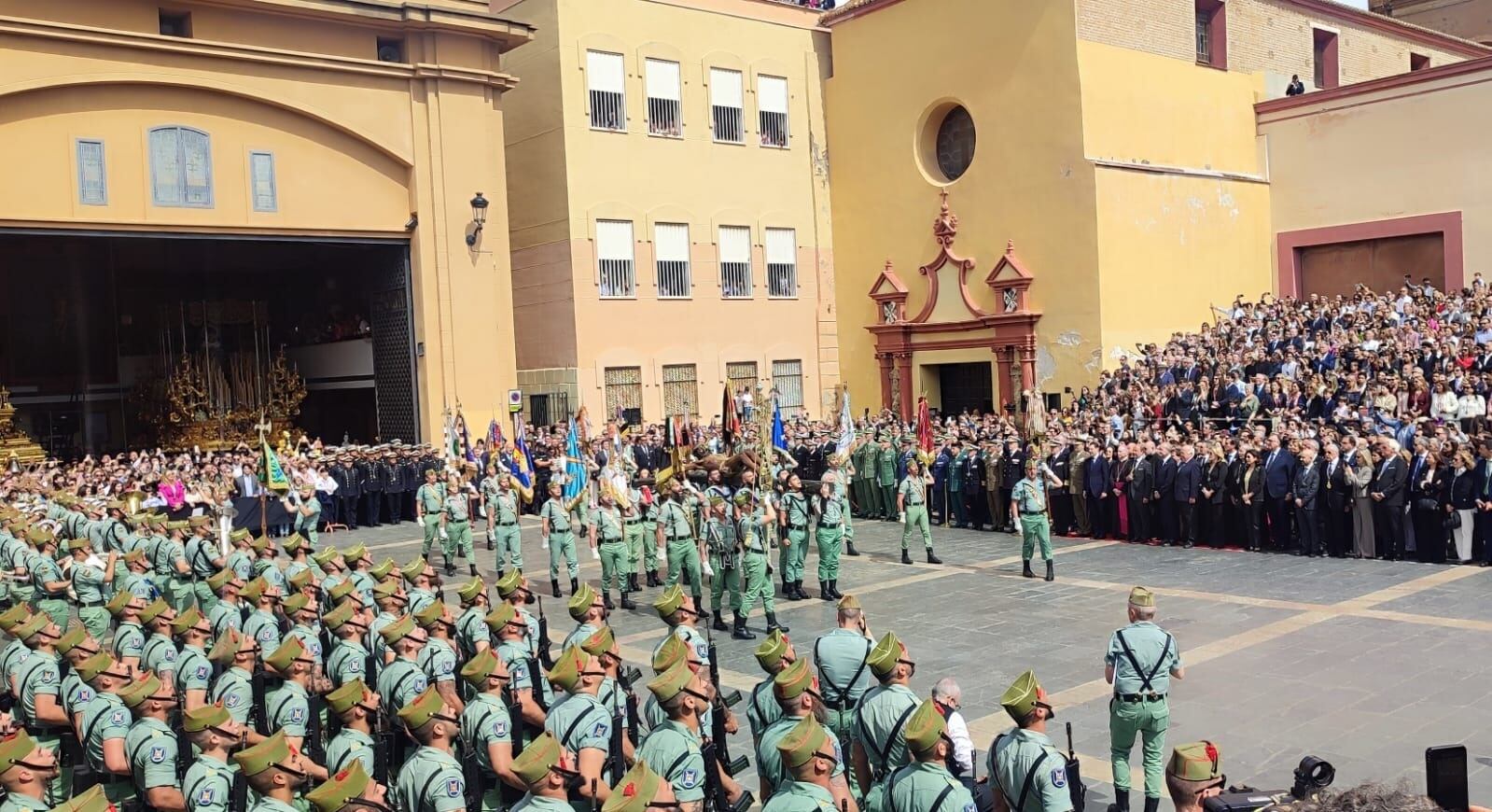 Málaga se reencuentra con el Cristo de la Buena Muerte y La Legión un año más (Europa Press)