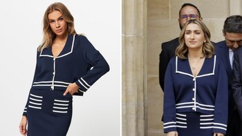 Este fue el traje que