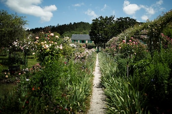 Las capuchinas y otras flores de Giverny sufrieron daños por el calor, aunque los jardineros lograron contener parte de los estragos - REUTERS/Benoit Tessier
