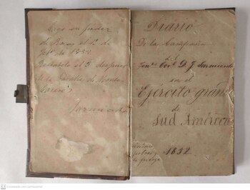 Diario de campaña escrito por Domingo Faustino Sarmiento.