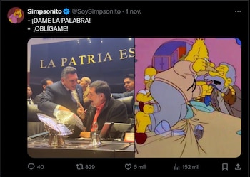 La pelea entre ambos políticos