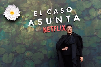 Candela Peña en la presentación