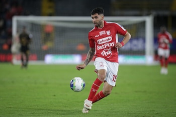Bogotá. Septiembre 11 de 2026. Independiente Santa Fe enfrenta a Deportes Tolima, por encuentro válido de la fecha 10 de la Liga BetPlay ll 2026, en el Estadio Nemesio Camacho El Campín. (Colprensa - Cristian Bayona).