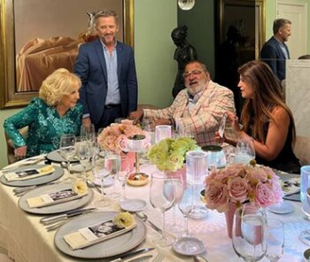 Mirtha Legrand junto a Jorge