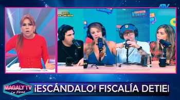 Magaly Medina rejeitou o aviso de Alejandra Baigorria e enviou uma mensagem forte na televisão. Captação: Magaly TV La Firme.