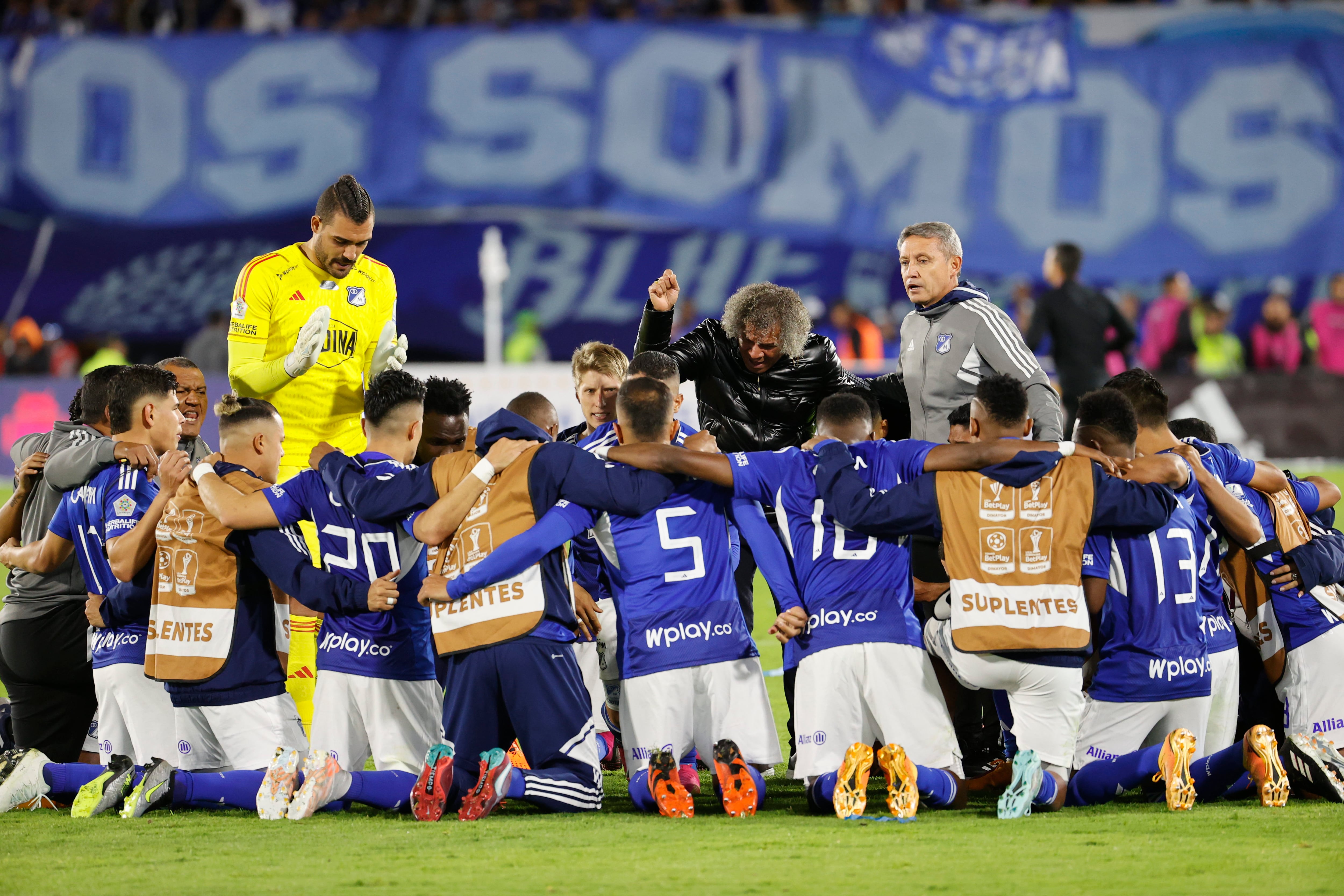 Alberto Gamero usaría el mismo esquema táctico que utilizó en Millonarios durante su primera etapa - crédito Mauricio Dueñas/EFE