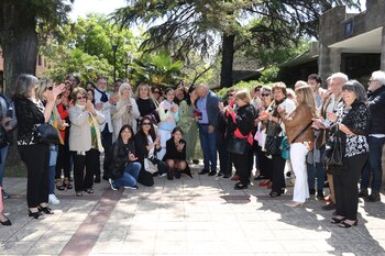 La pareja celebró su casamiento