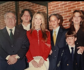 Las fotos familiares de Claudia