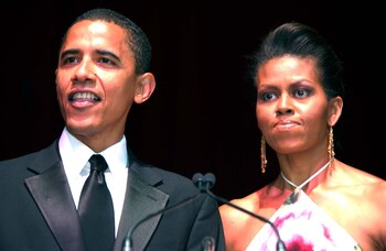 Barack y Michelle Obama, en