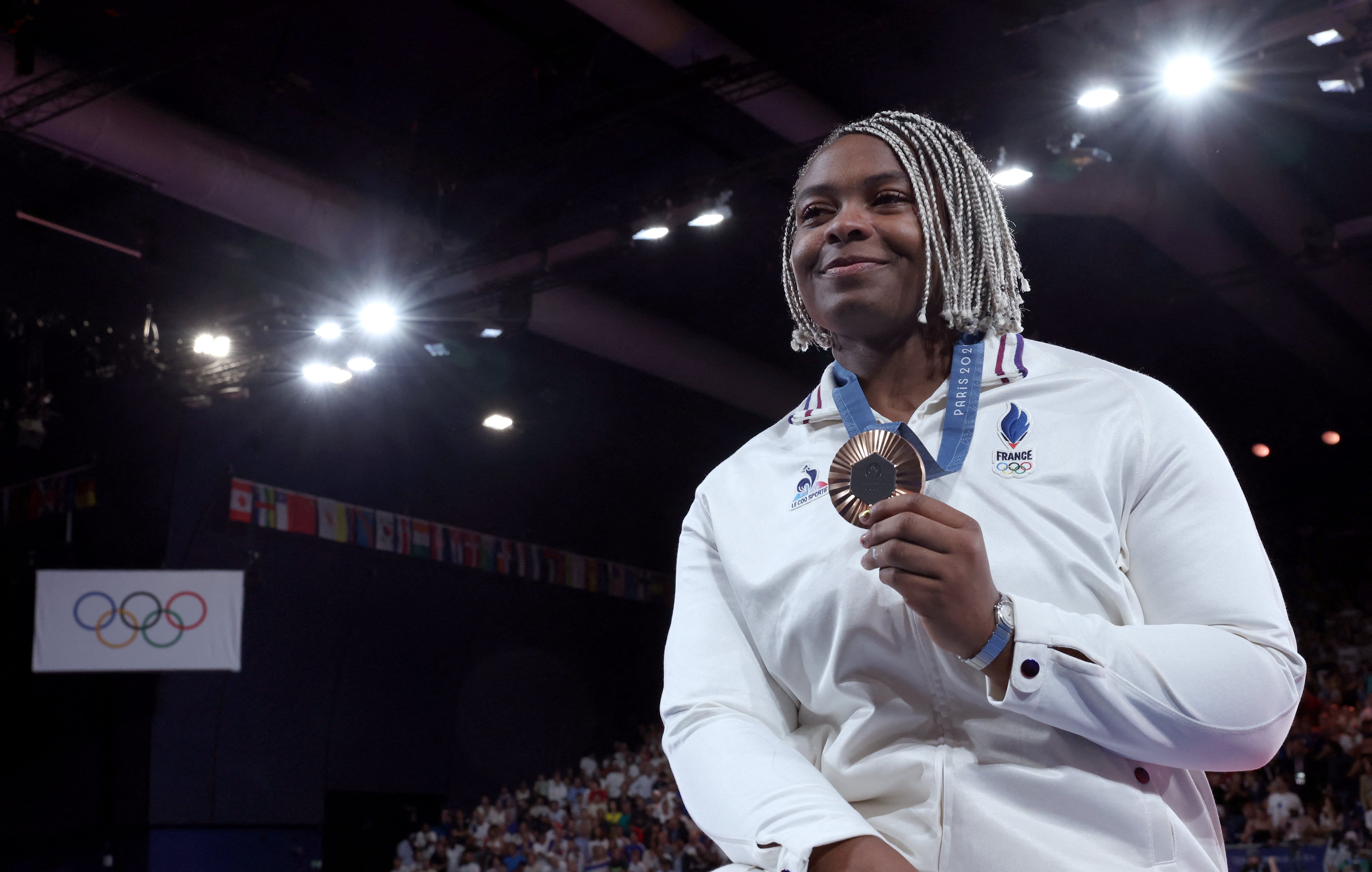 Romane Dicko elogió a Serena Williams por su papel como referente de deportistas afrodescendientes en el deporte de élite (REUTERS/Kim Kyung-Hoon)