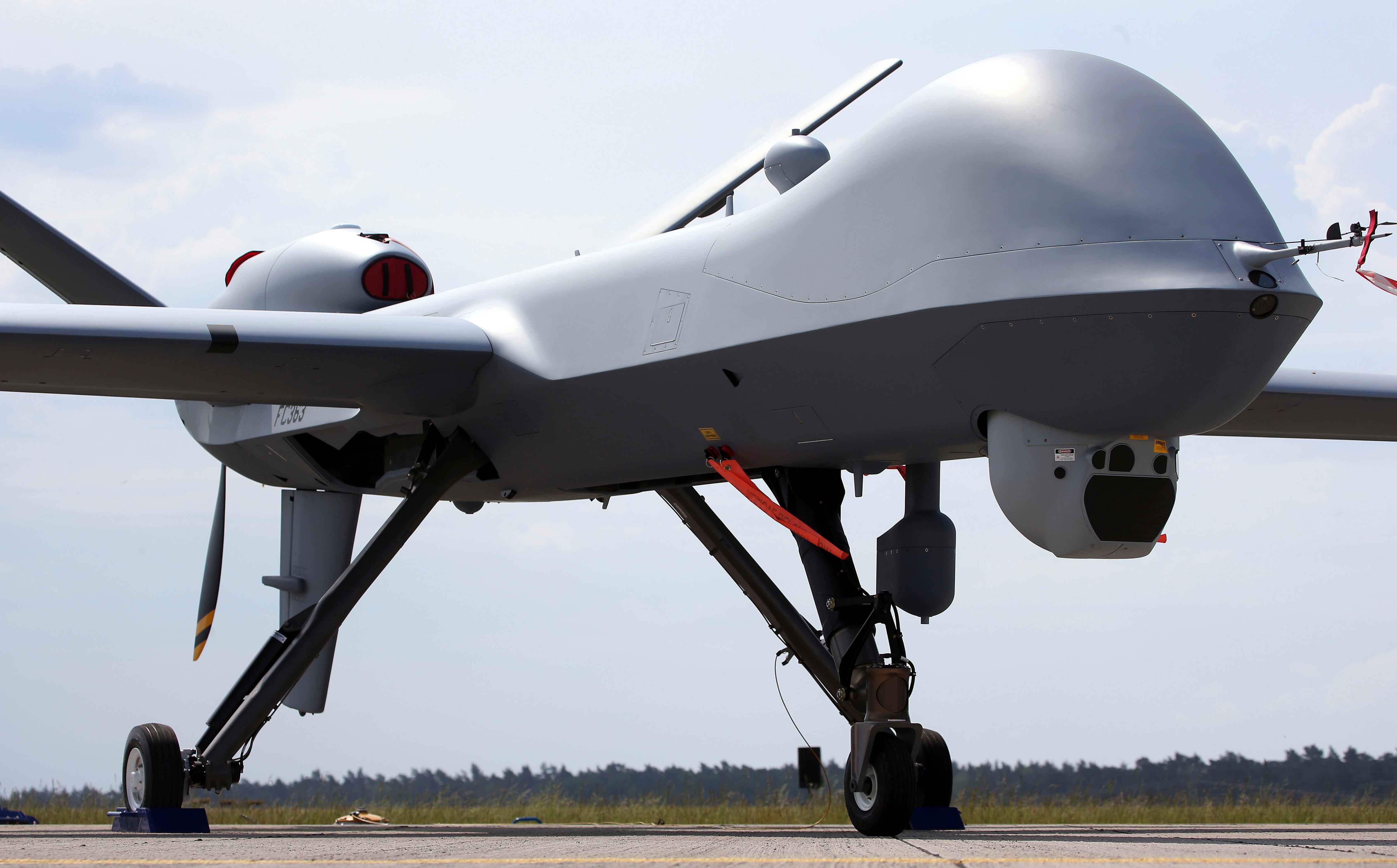 Un dron MQ9 Predator. (AP Foto/Michael Sohn)