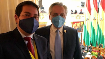 Alberto Fernández y Andrés Arauz