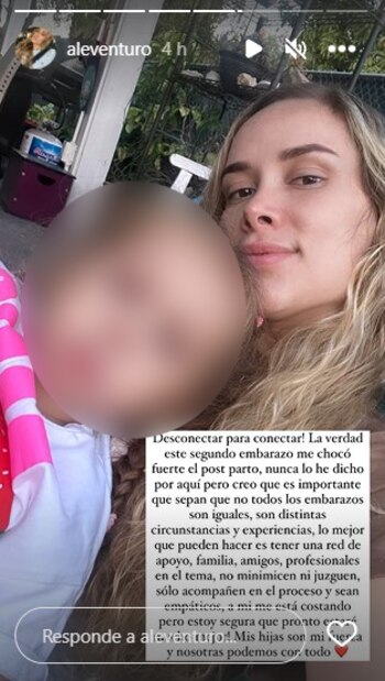 Ale Venturo confiesa que no