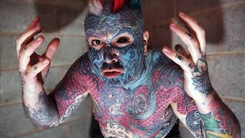Matthew Whelan, el hombre más tatuado del Reino Unido