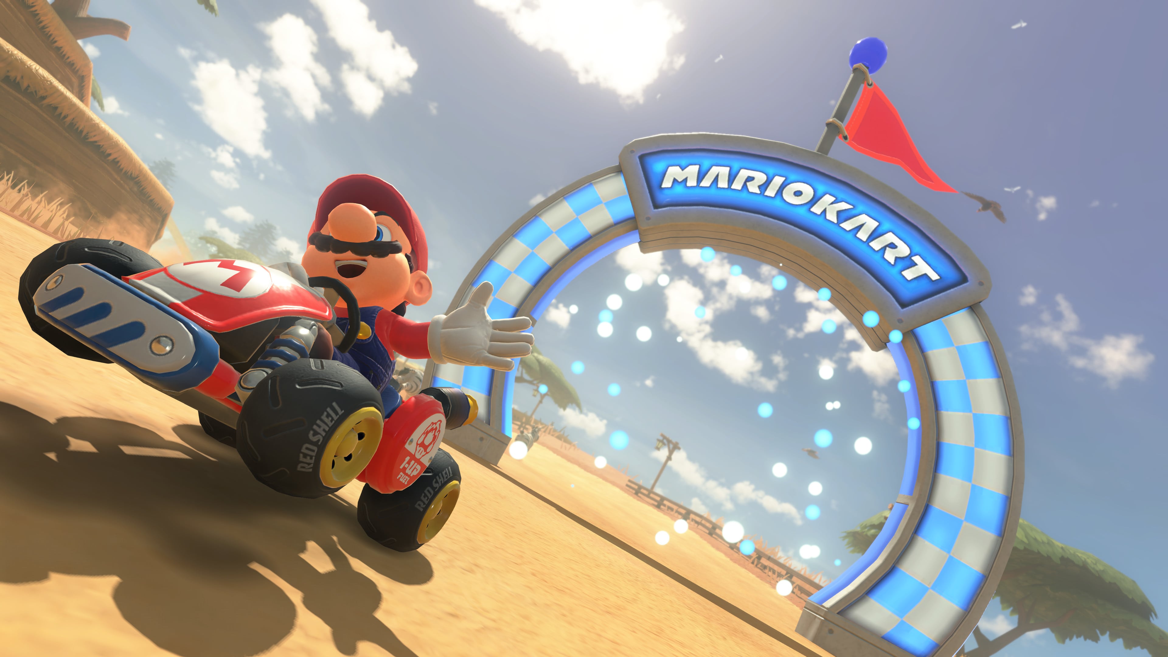 Hajhamid modificó el videojuego Mario Kart World para incorporar personajes ajenos a la franquicia en las carreras. (Foto: Nintendo)