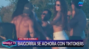 Alejandra Baigorria amenaza con demandas y los comediantes le responden: “Tómalo con humor”. Captura: Magaly TV La Firme.